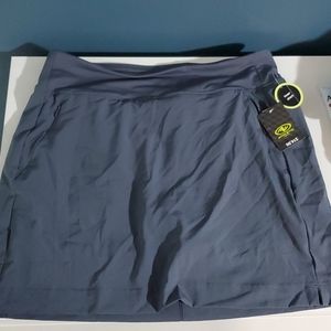 Athletic skort with zipper pockets-never worn!